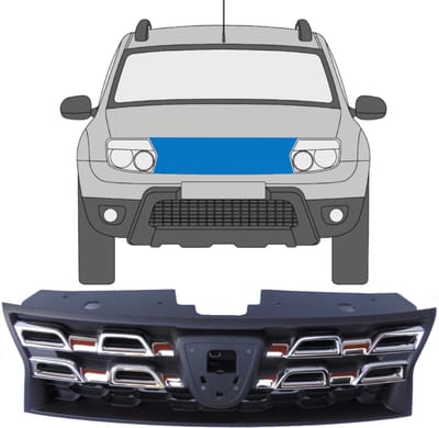 Grill voor Dacia Duster 2010-2017 / Set