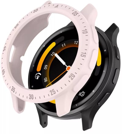 Strap-it Robuust TPU hoesje - bescherm case geschikt voor de Garmin Venu 3s (roze)