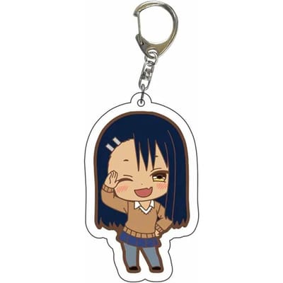 6CM Charme Anime Nagatoro Hayase Support Acrylique Modèle Figurine Cosplay Porte-Plaque Topper Anniversaire Fans Cadeau de Noël Acrylique Clé 6 cm blue