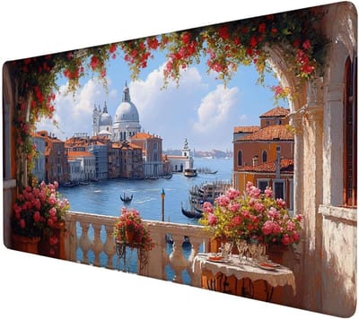 Grote Muismat - Bureauonderlegger - Ruim Werken - Waterdicht Antislip - 120x40 cm - Roze