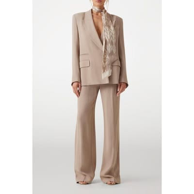 GUESS Ariana Straight Pant Velvet Taupe Taglia: 36 | Pantaloni da completo Outlet | Donna | Nero
