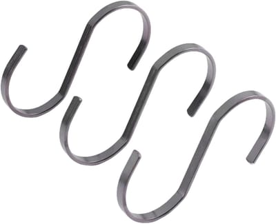 Dailygoods- Haken S-vormig - 10 stuks - Roestvrij Staal - Multifunctioneel - Voor Keuken/Badkamer - Ruimtebesparende Opslag - Ophanghaken