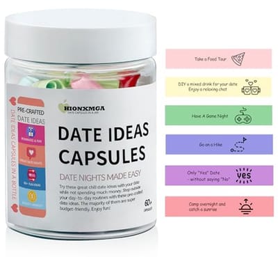 Date Night Ideeën Capsules Bericht in een Fles voor Koppels - Grappige en Creatieve Cadeaus voor Elke Gelegenheid