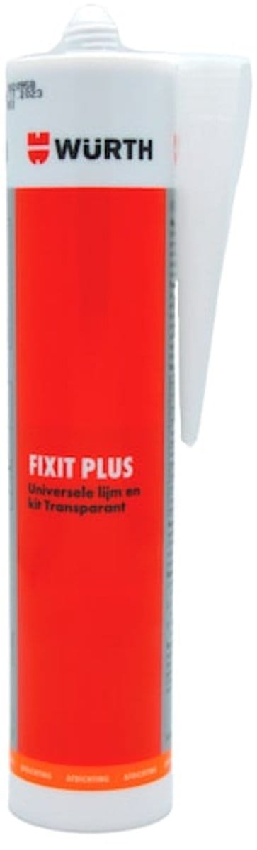 Wurth - Hybride afdichtmiddel FIXIT Plus - FIXIT Plus Inhoud 290 ml - H210, H208, H226, H302, H332, H317, H371, H318, H373, H370, H372, H315