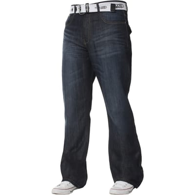 Kruze Heren Bootcut Denim Jeans