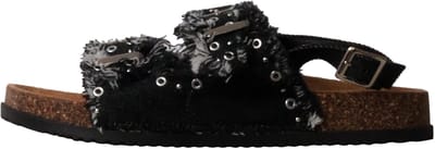 Kinderslippers met gesp