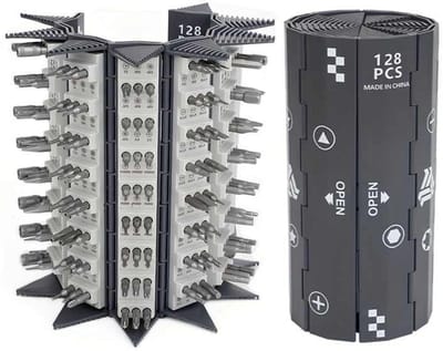 Nieuwe 128-in-1 magnetische schroevendraaierset, doe-het-zelf ratelschroevendraaierset, precisieschroevendraaiersets, draagbare compacte reparatieset voor meubels, computers, fietsen, horloges en gameconsoles-Belle's product