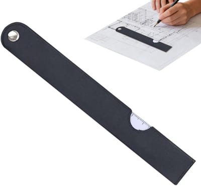 Opvouwbare Meetlat - Timmermans Liniaal - Precisie Metingen - Flexibele PP Structuur - 22 x 5 x 0.5 cm