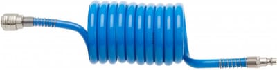 Luchtslang 5 meter (6 x 8 mm, aansluiting) Compressor Slang, Spiraalslang