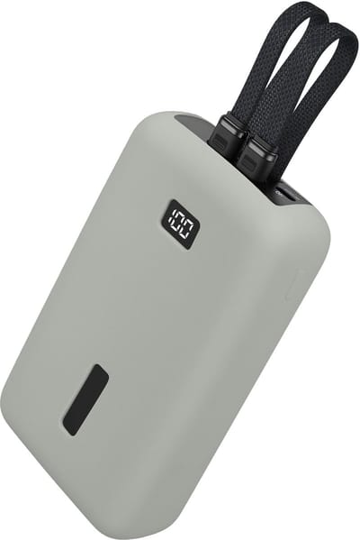 kwmobile Siliconen powerbank hoes voor Anker Zolo 2000mAh 45W Max case - battery case - Powerbank beschermhoes in grijs