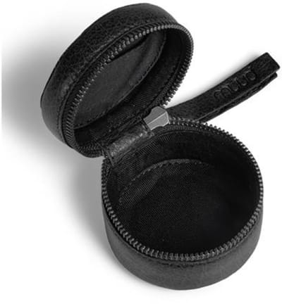 MUUD Helsinki - Handmade leather cube - Zwart - Handwerk - Leder - opbergen