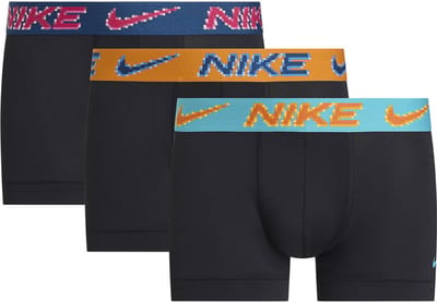 Nike 0000ke1156 Trunk Boxers 3 Eenheden Zwart S Man