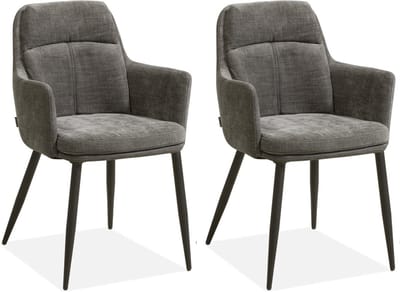 Eetkamerstoel Donna - Ash (set van 2 stoelen)