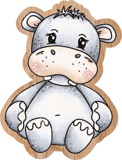 Wooden stamp Henri - Friendz nr. 581