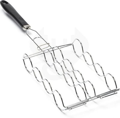 maisklem zilver staal barbecue 54 x 18,5 cm