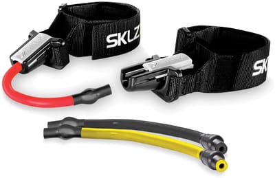 SKLZ Lateral Resistor Pro - Verstelbare Krachttrainer met 3 Weerstandsbanden - Krachttraining - Kracht Trainer - Verstelbaar - Gevoerde Enkelbanden - Slide-Lock Technologie