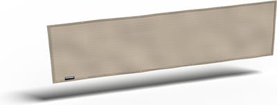 Platinum Sun & Shade - Coolfit – Balkondoek – 500x80cm – Gebroken wit – 5 jaar garantie – 95% UV protectie – Sterk geweven 285 g/m² - Hoge kleurechtheid