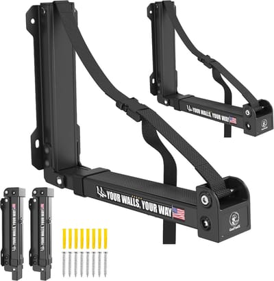 Opvouwbaar Kajak Wandrek - Heavy-Duty 11,6-17' Opbergrek Hanger voor Kano, Kajak, Paddleboard, Surfplank en Snowboard