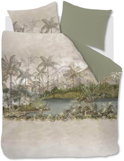 Riviera Maison Oasia dekbedovertrek - Tweepersoons - 200x200/220 - Zand