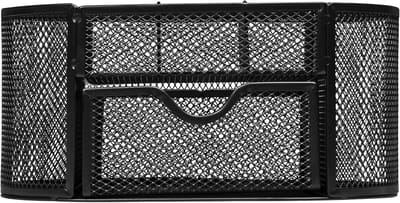 Bureau organizer/Bureau accessoires/Bureau organizer pennenbak/Desk organizer/Pennenbak/Pennenbakje/Pennenhouder - 9 vakken - Staal