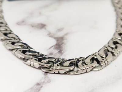 Mei's - Muse Mariner Chain - ketting heren- RVS zilver - 50 cm