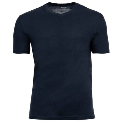 Scotch & Soda 3pk Mens Ultra Soft V-neck Tee Underwear Black/blue/white Size: L | Basic T-Shirts Outlet | Heren | Zwart