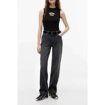 Tommy Hilfiger Sophie Low Waist Straight Denim Black Größe: W26L28 | Straight Jeans Outlet | Damen | Schwarz
