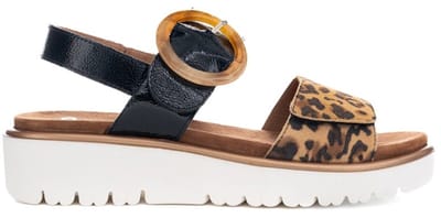 ARA DAMES SANDALEN ZWART 1233505-12 LEO-S MURANOLACK SCHWARZ BILBAO-S G MAAT 42