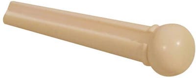 Brugpennen - Boston - Kunststof - 6-pack - Ivoorkleur - Akoestische gitaar - Ø5mm