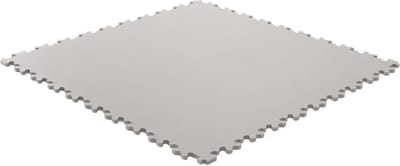 Rubbermagazijn - PVC kliktegel hamerslag lichtgrijs - 50x50cm - Dikte 4mm - winkel - showroom - garage - prijs per stuk