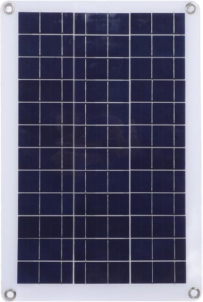 Zonnepaneel Kit - Draagbare Lader - Energie Opwekken - Waterbestendig Ontwerp - 60A Regelaar - Zwart