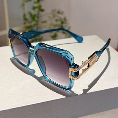 Luxe Designer Stijl Stijl Oversized Rechthoekige Zonnebril Brillen Dames Voor Mannen Klassiek Trendy Zon Zonnebrillen Trending Punk Roze Holle Tint