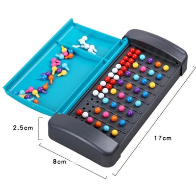 Geheim Cijfer Raadspel, Mastermind Logica Bordspel, Kleuren Matchen Hersenkraker voor Familie Spelavond blue