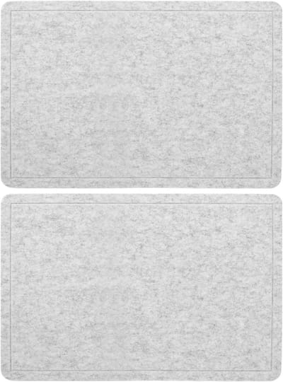 Puzzelmat Set - Puzzelbord Onderlegger - Puzzel Bescherming - Antislip Vilt Materiaal - 60x40cm - Lichtgrijs