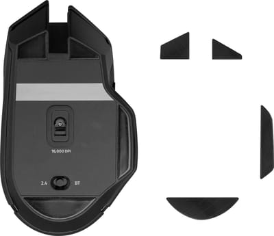kwmobile muis voeten sticker geschikt voor Razer Basilisk X Hyper Speed - Computermuis glijder - Stickers in zwart