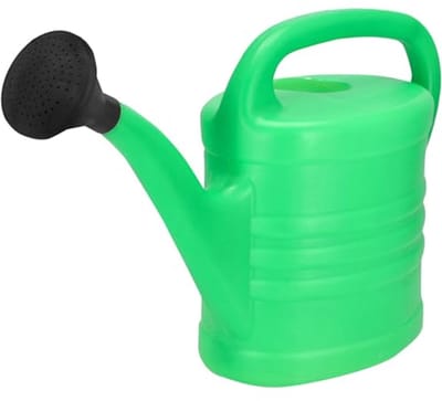Ovale 5 liter gieter - Duurzame kunststof tuingieter met douche voor binnen en buiten