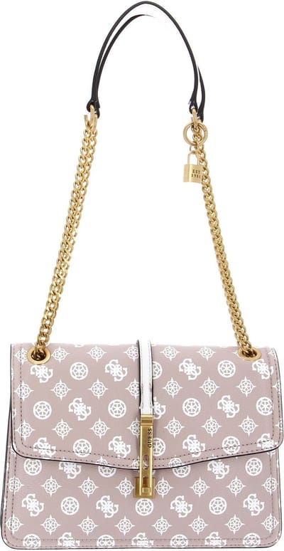 GUESS Schoudertas James Logo Convertable Shoulderbag Rosewood Logo Oud roze
