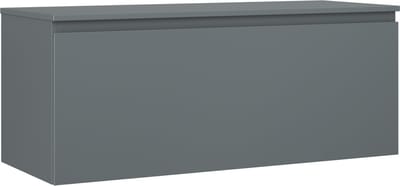 Mexen Orio badkamerkastje onder wastafel 120 cm met blad, 1 lade, mat grafiet - 91A10-12047-1-BFC66