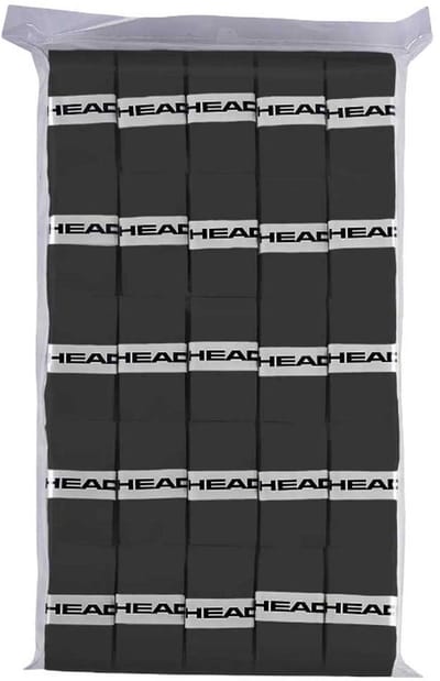 Head Prime Tour - Overgrip - Tackiness - Comfort - Zwart - 50 stuks