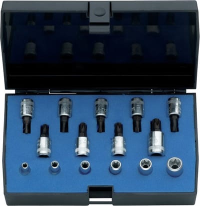 Gedore 1815628 Dopsleutel-bitinzetset 1/4 (6.3 mm) 15-delig