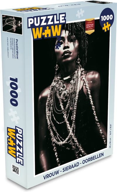 Puzzel Vrouw - Sieraad - Oorbellen - Legpuzzel - Puzzel 1000 stukjes volwassenen