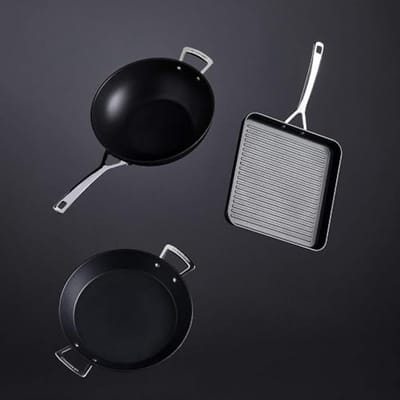 Hardened Paella Pan met Anti-aanbaklaag - 32 cm