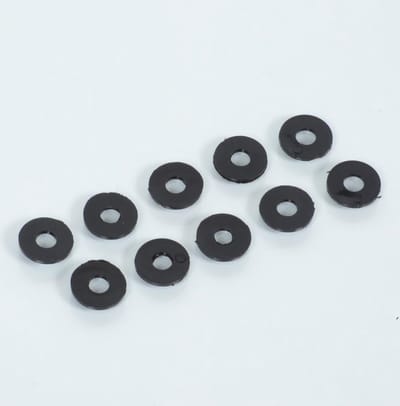 autobouten 6x16x1,5 mm / zwart zakje van 10 stuks nieuw
