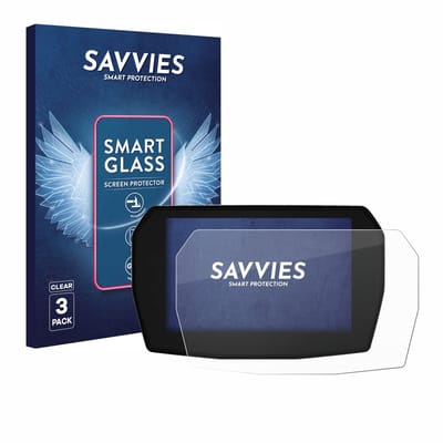 3 Stuks Savvies Screenprotector - geschikt voor Ducati Panigale V2 2025 - beschermfolie glas transparant