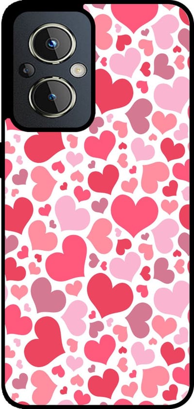 Smartphonica Telefoonhoesje Geschikt voor OnePlus Nord N20 5G met Hartjes Print - Hearts Design TPU Backcover Case - Kinder Hoesje met Hartjes Design geschikt voor OnePlus Nord N20 5G