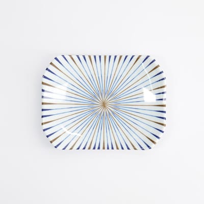 Tokyo Design Studio - Tokusa Bord - Rechthoekig - 15,8 x 11,5 x 2,3 cm - Melamine