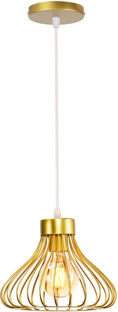 Hanglampen Industriële Slaapkamer Hanglamp Moderne Plafondlamp E27 Kroonluchter voor Woonkamer Binnen Goud