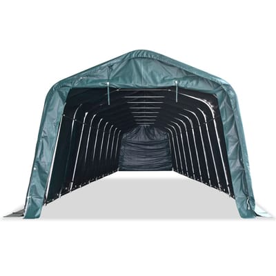 vidaXL - Veetent - verwijderbaar - 550 - g/m² - 3,3x16 - m - PVC - donkergroen