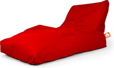 Whoober loungestoel zitzak Bali XL outdoor rood - Wasbaar - Voor binnen en buiten