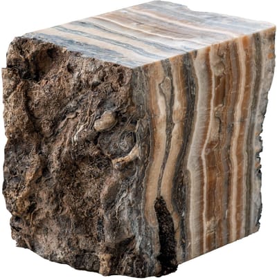 PTMD Keydan Natural Onyx Lapis Pedestal With Rough Side